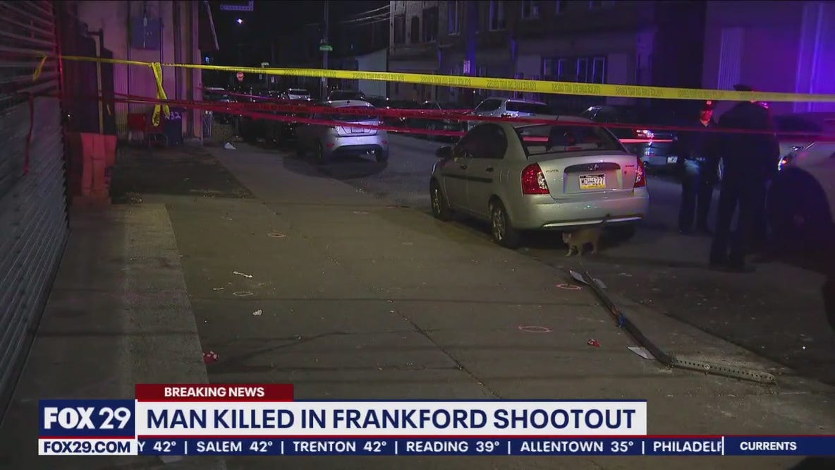 Young man killed after shootout erupts on street corner in Frankford, police say